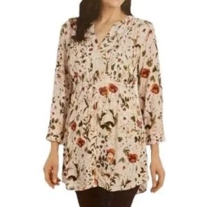 Hilary Radley Women's Floral Tunic
